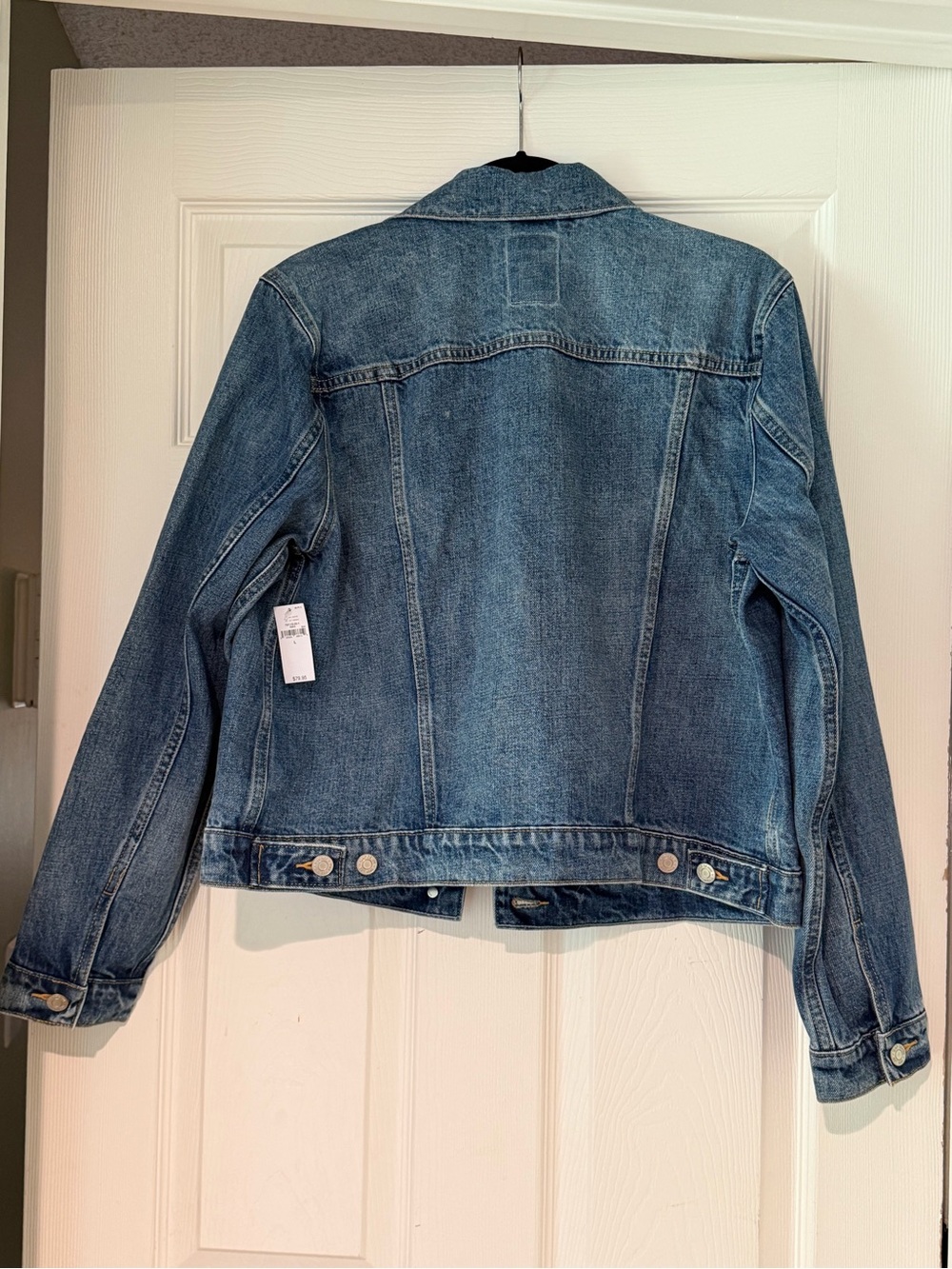 GAP Women's Classic Medium Blue Denim Jacket - Picture 4 of 9